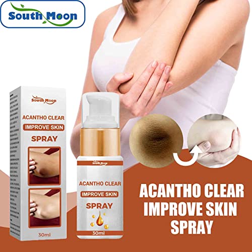 GFOUK Acanthoclear Therapy Spray Хидратиращ Крем, 30 мл Масло-Спрей За Тяло Acanthosis Nigricans Therapy, Спрей За Лечение на Acanthosis Nigricans, NigriCare Therapy Спрей, Масло-Коректор за Тъмни Петна