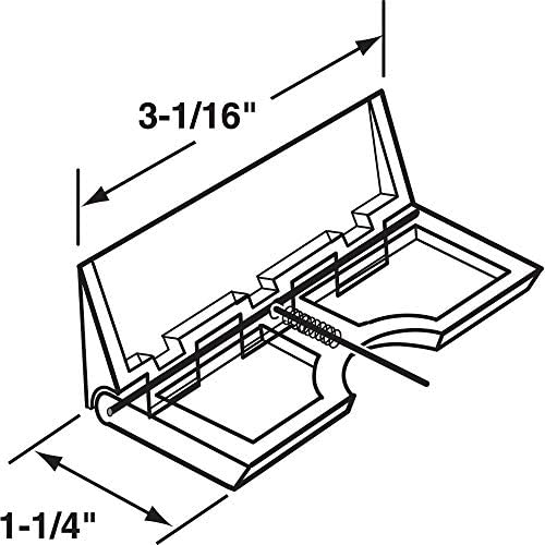 Хонорар повърхността на стъклото Prime-Line U 9842, прозрачен (2 опаковки)