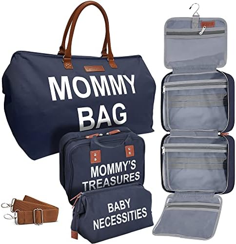 Чанта за майките VONQA за болници, Много Големи Болнични Чанти за раждане на дете, Нова Чанта за бременни и Нощен Чанта за