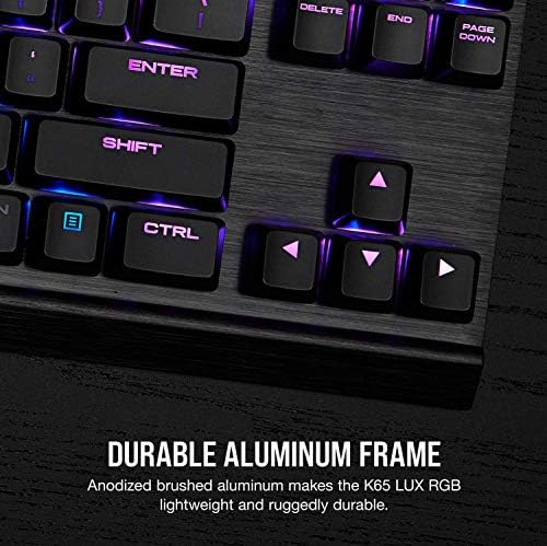 Компактна ръчна клавиатура Corsair Gaming K65 LUX RGB (обновена)