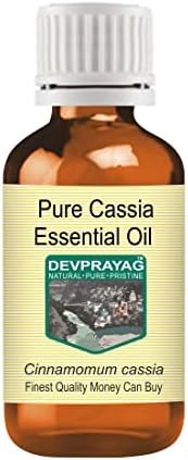 Чисто етерично масло касия Devprayag (Cinnamomum Cassia), дистиллированное пара, 5 мл (0,16 грама)
