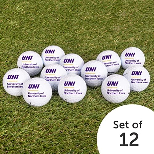 Пустинен Кактус Университета на Северна Айова Дузина Топки за голф, 12 Опаковки, Пълноцветен Топка За голф