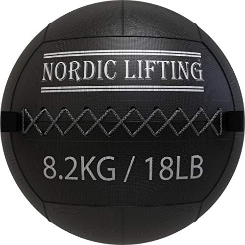 Nordic Lifting Wall Ball 18 паунда в комплект с Обувки Megin Размер на 11 - Син
