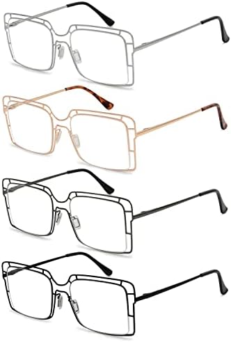 Eyekepper, очила за четене в тънка куха метална рамка, женски мъжки ридеры