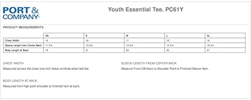 Port & Company - Незаменим младежка тениска. ПК61У
