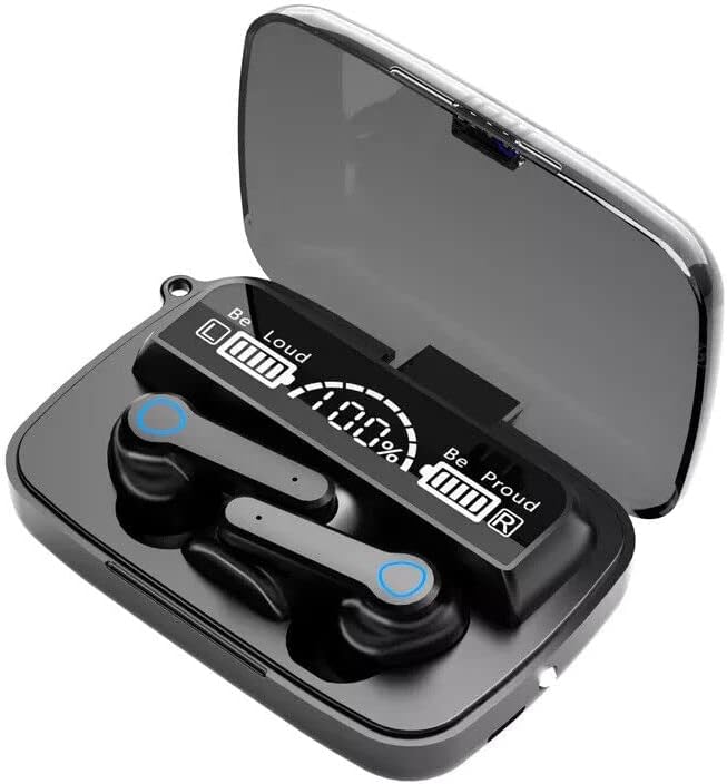 за Asus ROG Phone 5 Истински Безжични Bluetooth Слушалки 5.1 Слушалки Сензорно Управление с led цифров дисплей Калъф за Зареждане, Слушалки