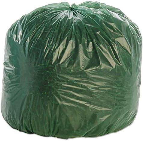 Здрав G3340E11 Екологично Разлагаемый Пластмасова Торба За боклук 33gal 1.1 mil 33 x 40 Зелена 40 / Кутия