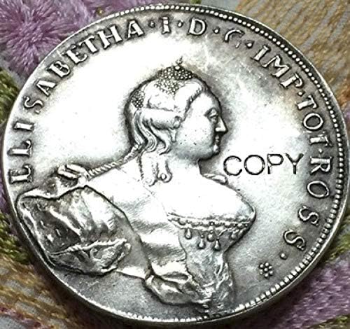 Продажба на едро 1756 Руски монети Копировальное Производство на Стари Копия на Монети Копие Подарък за Него
