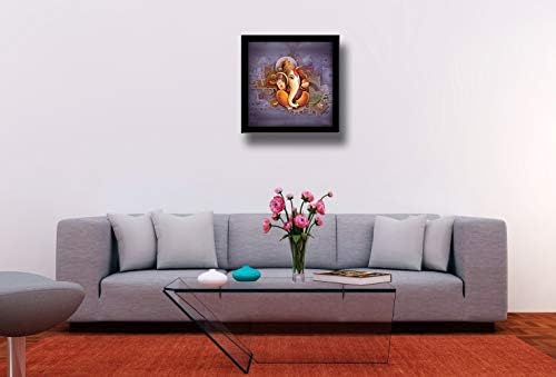 Снимка на LIFEHAXTORE Xtore Ganesha Art в кадър | Готова да бъде обесен (на Дърво, 12 x 12)