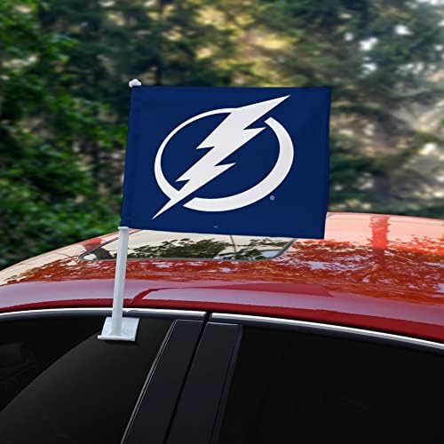 Флаг Камион с Логото на Tampa Bay Lightning с Прозорец Клип На Держателе Стълб