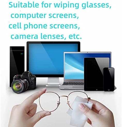 В индивидуална опаковка от 100 броя кърпички за очила, кърпички за обективи, препарат за почистване на лещи за очила, кърпички за почистване на очила за очите, идеалн?