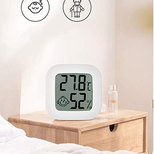 WODMB Термометър Мини Цифров LCD Термометър за стая Сензор за Температура, Влага Термометър Стаен Влагомер Сензор за Използване в дома и офиса На закрито