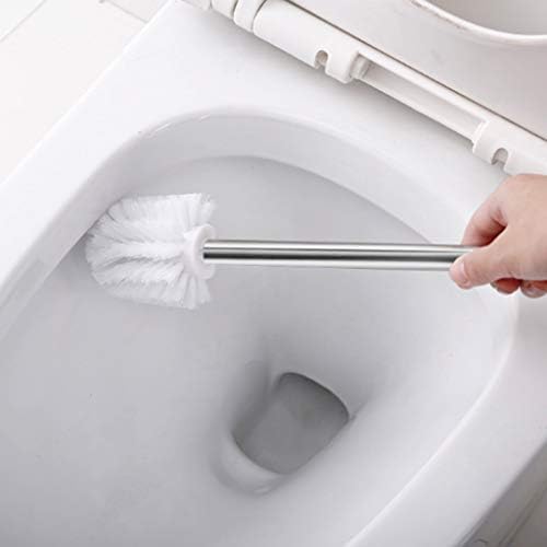 WSZJJ Пластмасова Четка За Тоалетна Инструмент За Почистване Нещастници Тип От Неръждаема Стомана За Почистване на Дълга Дръжка Набор от Тоалетни Четки