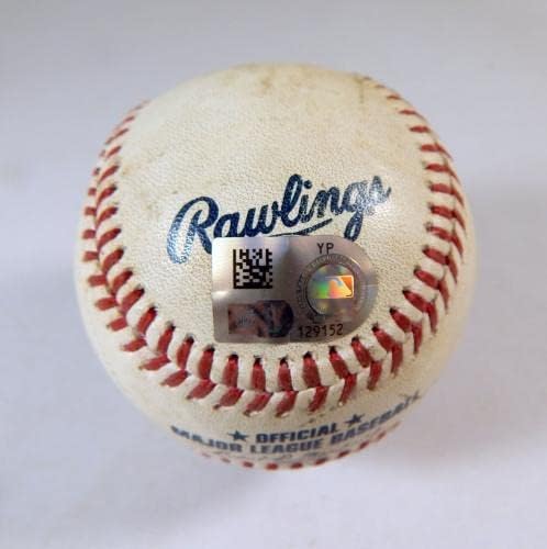 2022 Тексас Рейнджърс Маями Марлинз Използван Бейзбол Глен Ото Ливайн Диас С Топката - Използваните Бейзболни топки