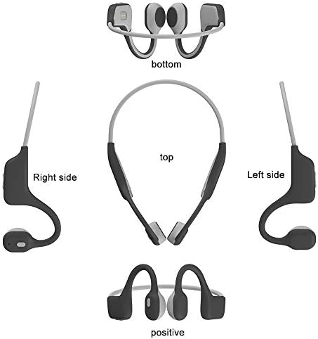 слушалки ele ELEOPTION с костна проводимост, Bluetooth 5.0 Водоустойчив Безжични Слушалки от отворен ухо, безжични Слушалки от отворен ухо, защитена от пот, за спорт, фитнес, шо?
