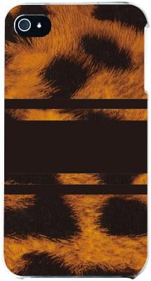 Втора кожа ROTM Леопард, Черна (прозрачен) Дизайн от ROTM/за iPhone 4S/SoftBank SAPI4S-PCCL-202-Y391