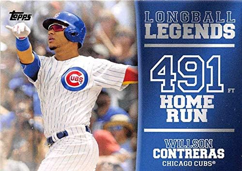 2018 Topps Longball Legends #LL-4 Бейзболна картичка Уилсън Контрераса Чикаго Къбс МЕЙДЖЪР лийг бейзбол