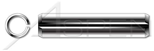 (2000 бр.) M3 X 4 мм, ISO 8752, Метричен, Извити Щифтове с прорези, Сверхпрочный, Неръждаема стомана AISI 301