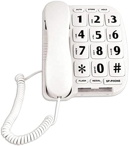 N/A Подходящ за възрастни хора с големи бутони и голяма сила на звука Кабелен телефон телефонен хендсфри Стационарен телефон