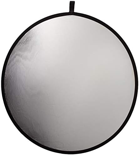 Сгъваем Отразяващи диск Fotodiox 42 инча (100 см), 2 в 1 - Сребрист/Бял