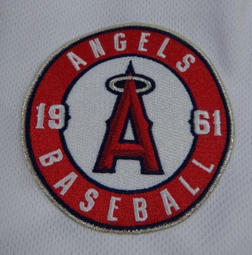 2022 Los Angeles Angels Ali Modami 94 Освободена игра Pos Подержанная Бяла Риза 56 91 - Използваните в играта тениски MLB