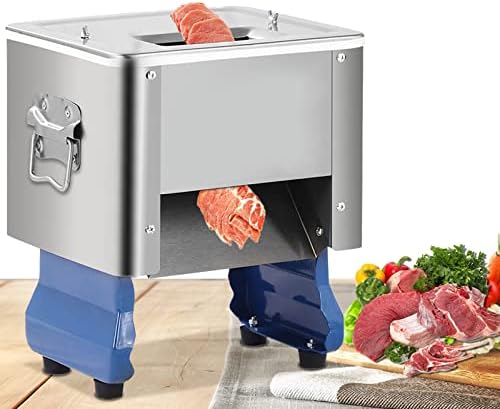 Търговска машина за рязане на месо AI XUAN, Ресторанная Машина за рязане на продукти от Неръждаема Стомана, Слайсер за рязане на месо, 330 кг / ч 850 W (дебелина на месо: 3,5 мм