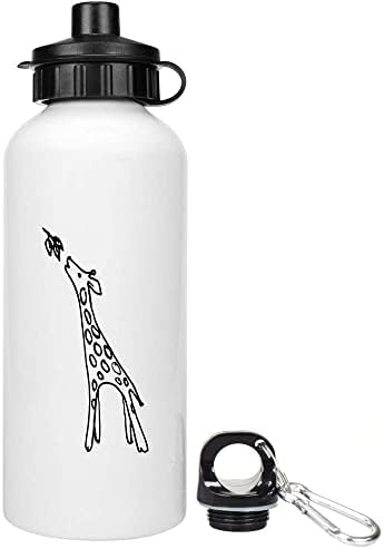 Бутилка за вода / напитки Azeeda 600 мл Жираф достига за листа е Многократно използване (WT00056189)