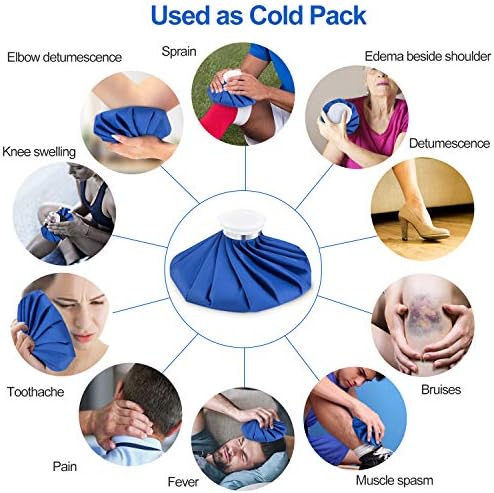 Пакет с лед DoeDoe за лечение на травми, топла и студена терапия, за Многократна употреба Опаковки, за многократна употреба Пакет с гореща вода, Студен компрес при зъбо