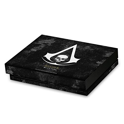 Дизайн на своята практика за главата Официално Лицензиран Assassin ' s Creed Гръндж Черен Флаг Лога Матова повърхност Винил Стикер