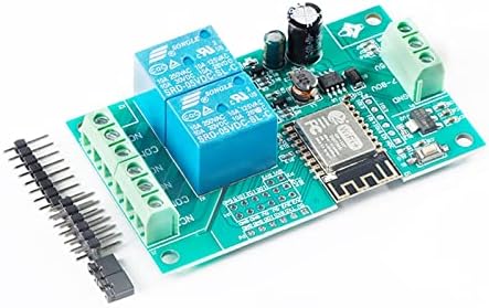 ILAME ESP8266 Безжичен WiFi Релеен модул 2/4/8 канал ESP-12F, WiFi Такса за разработка на AC/DC 5v/7-28 В/5-80 В Източник на храна за Arduino (Размер: 4 начина)