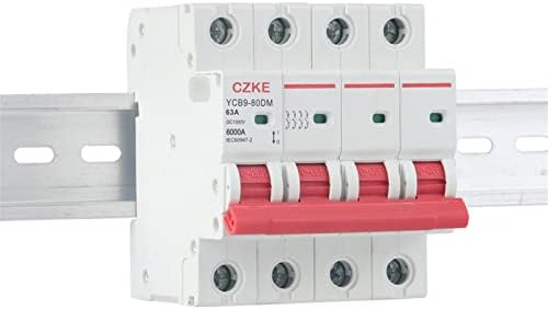 Автоматичен прекъсвач IENYU YCB9-80DM 4P 6kA 1000V DC постоянен ток, използвани за защита на фотоволтаична система за сигурност (Цвят: