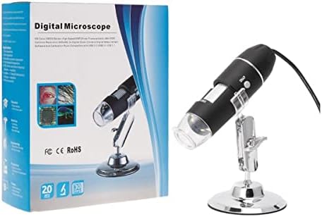 Обзавеждане за Лабораторен Микроскоп 1600X USB Цифров Микроскоп, Камера 8LED Лупа с Задръжте Стойка Аксесоари За Микроскоп