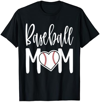 Бейзболна Фланелка с Сърце за спортни майки