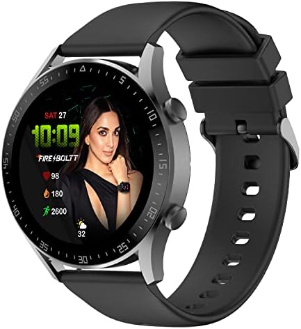 Fire-Boltt - умни часовници № 1 от индийския марка Smartwatch Беседа 2 за повикване чрез Bluetooth с двоен бутон, гласова поддръжка,