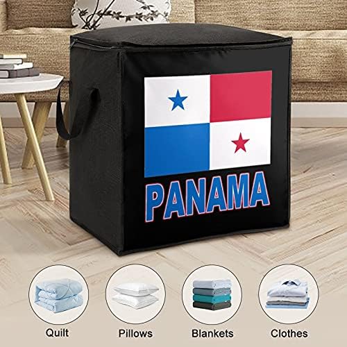 Гордостта На Панама - На Панамския Флаг, Голяма Стеганая Чанта За Съхранение, Органайзер, Кутия, Цип Отгоре, За Дрехи, Възглавница,