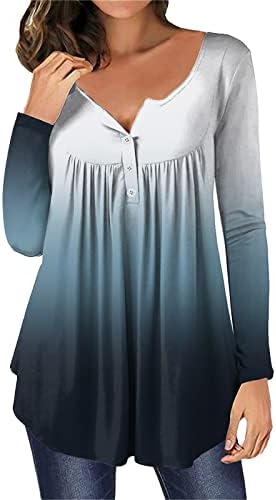 Жена Модерен Топ с Дълъг Ръкав, Всекидневни Топ с принтом Копчета, тениски с Дълъг Ръкав, Ежедневна Блуза, Риза